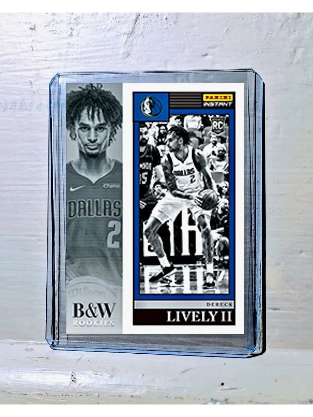 Dereck Lively II 2023-24 Panini NBA #10 Black and White Rookies Card 1/326